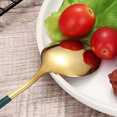 4 Pcs Portable Stainless Steel Tableware Set, Dishwasher Safe Reusable Flatware Cutlery Set, Include Fork Spoon Chopsticks with box (Golden pink)