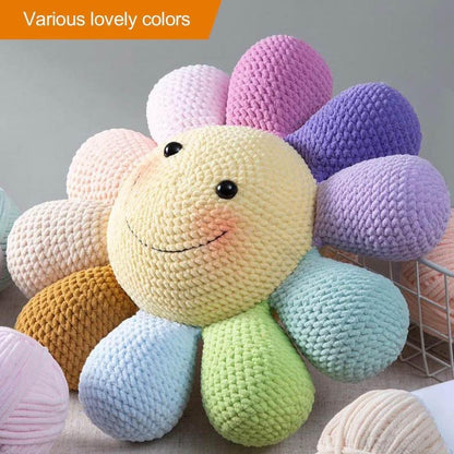 3PCS 3.5oz Chenille Yarn for Blankets Amigurumi: Soft Velvet Baby Yarn Blanket Knitting and Crocheting Bulky 5# Yarn 3 Skeins of 100g (Pale Peach)
