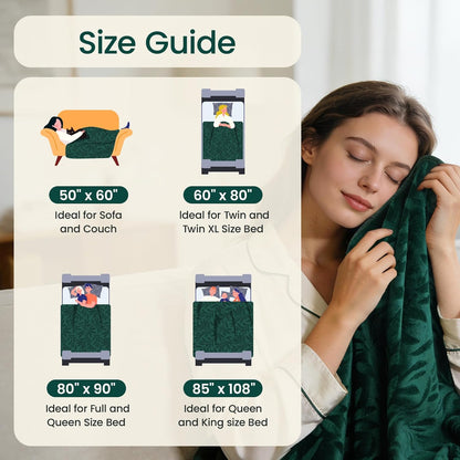 LOOBANI Waterproof Blanket for Bed: Soft Flannel Love Blanket 60"x80" for Twin Size Bed, Stain & Leak Proof Sofa Protector Waterproof Dog Blanket for Pets, Includes a Storage Bag
