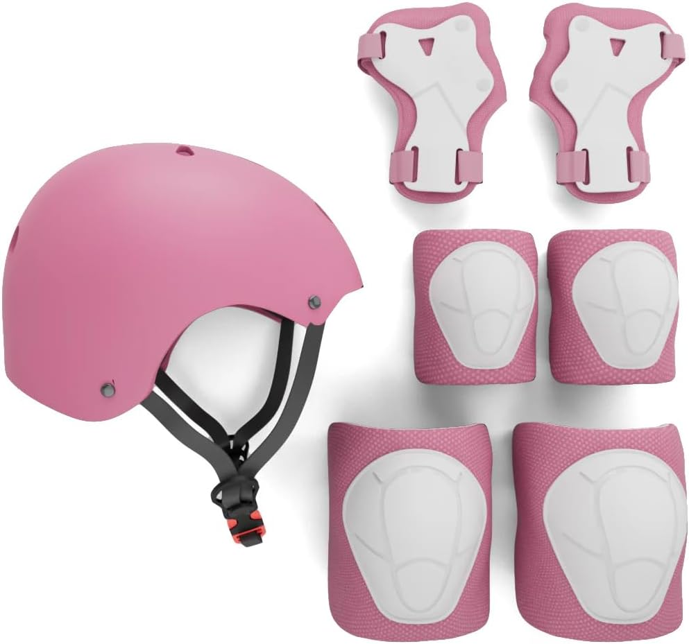 Kids Skateboard Bike Helmet Pads Set Protective Gear from - Knee Pads Elbow Pads Wrist Pads Set for Youth Boys Girls
