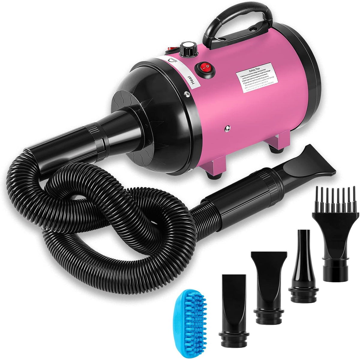 Dog Dryer for Pet Grooming,4.3HP/3200W Dog Hair Dryer,Pink