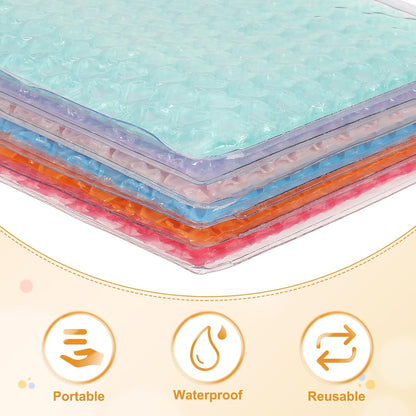 8pcs Clear Bubble Bags Heart Bubble Wrapping Pouches Zipper Packing Cushioning Bag(6 x 9 Inch) - Lightweight & Economic, for Mailing Shipping Packaging Storage, Light Pink