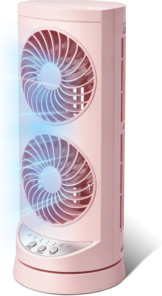 Personal Tower Cooling Fans that Blow Cold Air,25dB Quiet Fan with 24ft/s