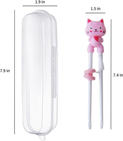 Kids Training Chopsticks - 1 Pair With Case for Learning and Practice - Beginners