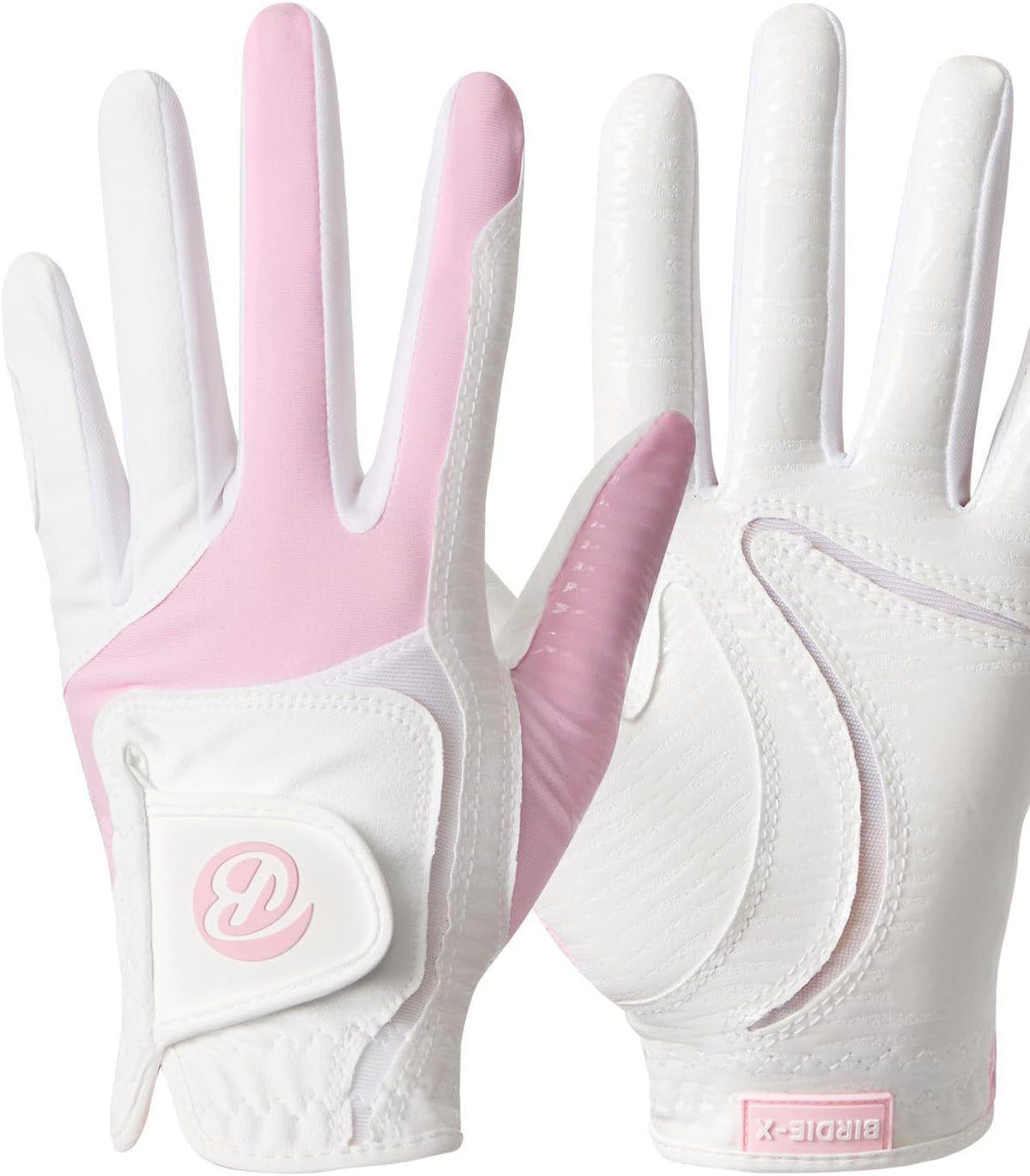 Golf Gloves with Silicon Grip(Pink)