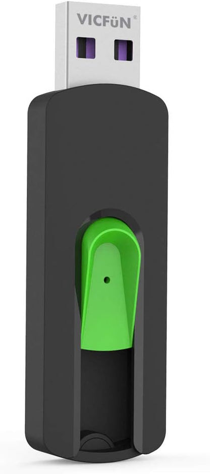 2 Pack 64GB USB Flash Drives USB 3.0 Flash Drive Slide Retractable USB Memory Stick 64G Data Storage,Green/Pink