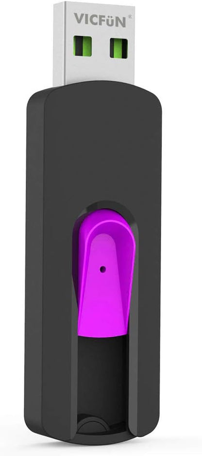 2 Pack 64GB USB Flash Drives USB 3.0 Flash Drive Slide Retractable USB Memory Stick 64G Data Storage,Green/Pink
