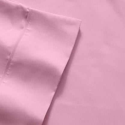 Queen Sheets Pink - 6 Piece 1500 Supreme Collection Fine Brushed Microfiber Deep Pocket Queen Sheet Set Bedding - 2 Extra Pillow Cases, Great Value, Queen, Pink (Pack of 1)