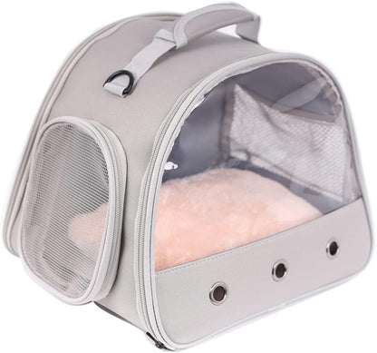 Bearded Dragn Rat Mat Fleece Soft Guinea Pig Bed Warm Mat Squirrel Sleeping Bed Cotton Mat Animal Winter Small Animal Cage(Pink)