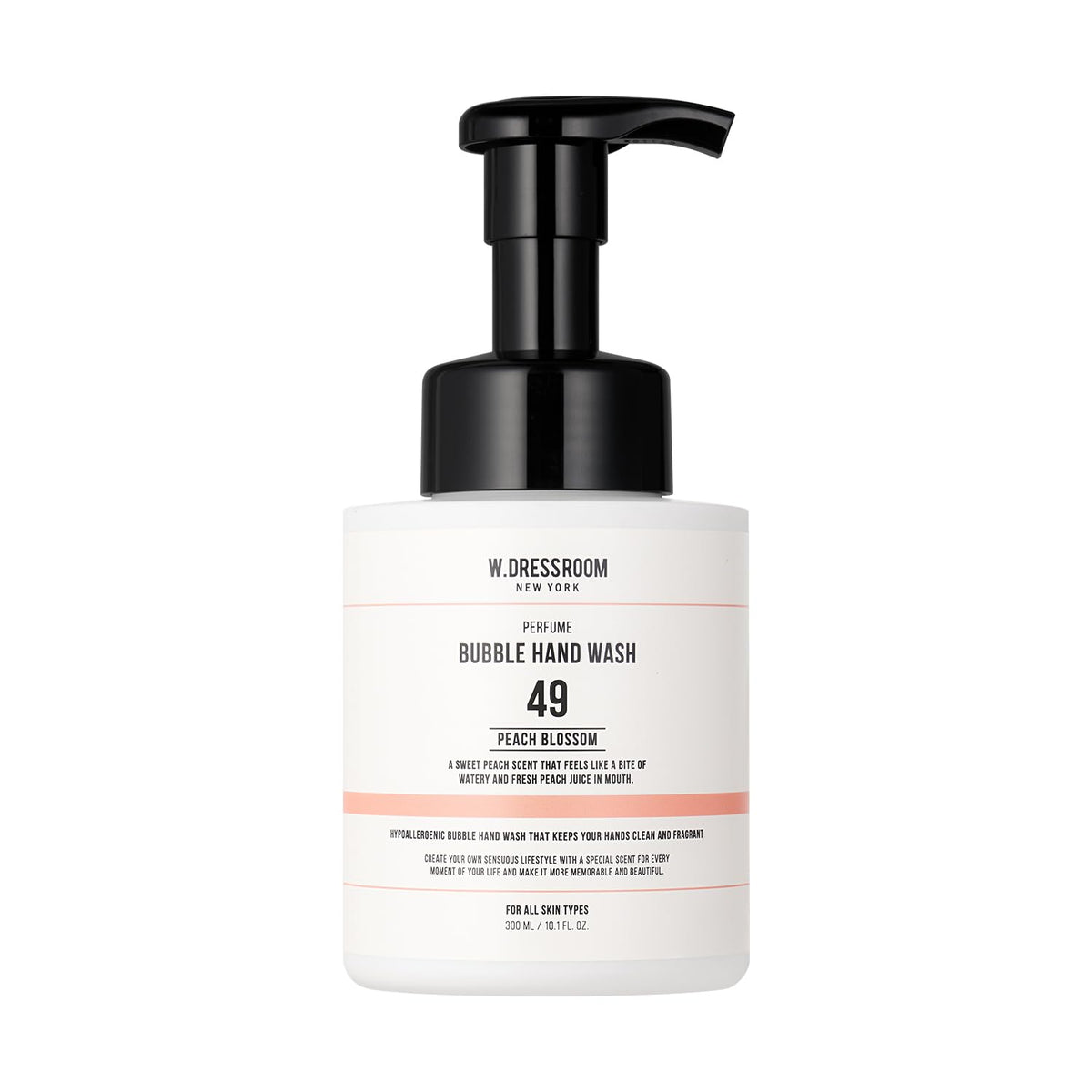 No.49 Peach Blossom & Pump Bottle Foaming Bubble Hand Wash Soap (10.1 fl oz)