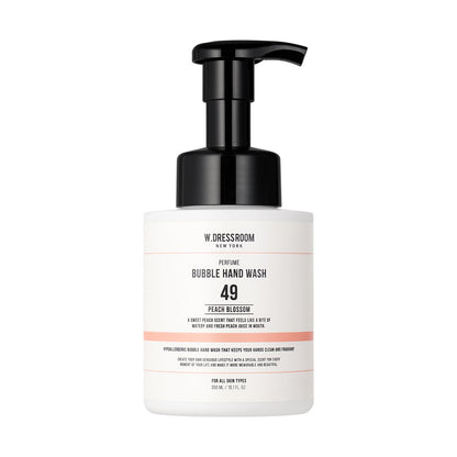 No.49 Peach Blossom & Pump Bottle Foaming Bubble Hand Wash Soap (10.1 fl oz)