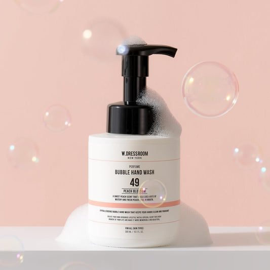 No.49 Peach Blossom & Pump Bottle Foaming Bubble Hand Wash Soap (10.1 fl oz)