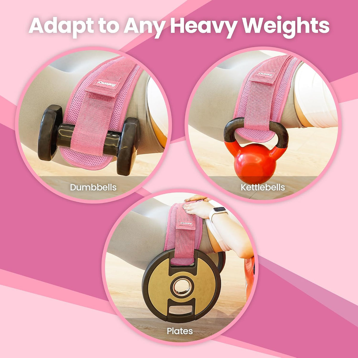 Hip Thrust Belt, Hip Thrust Belt for Dumbbells Heavy