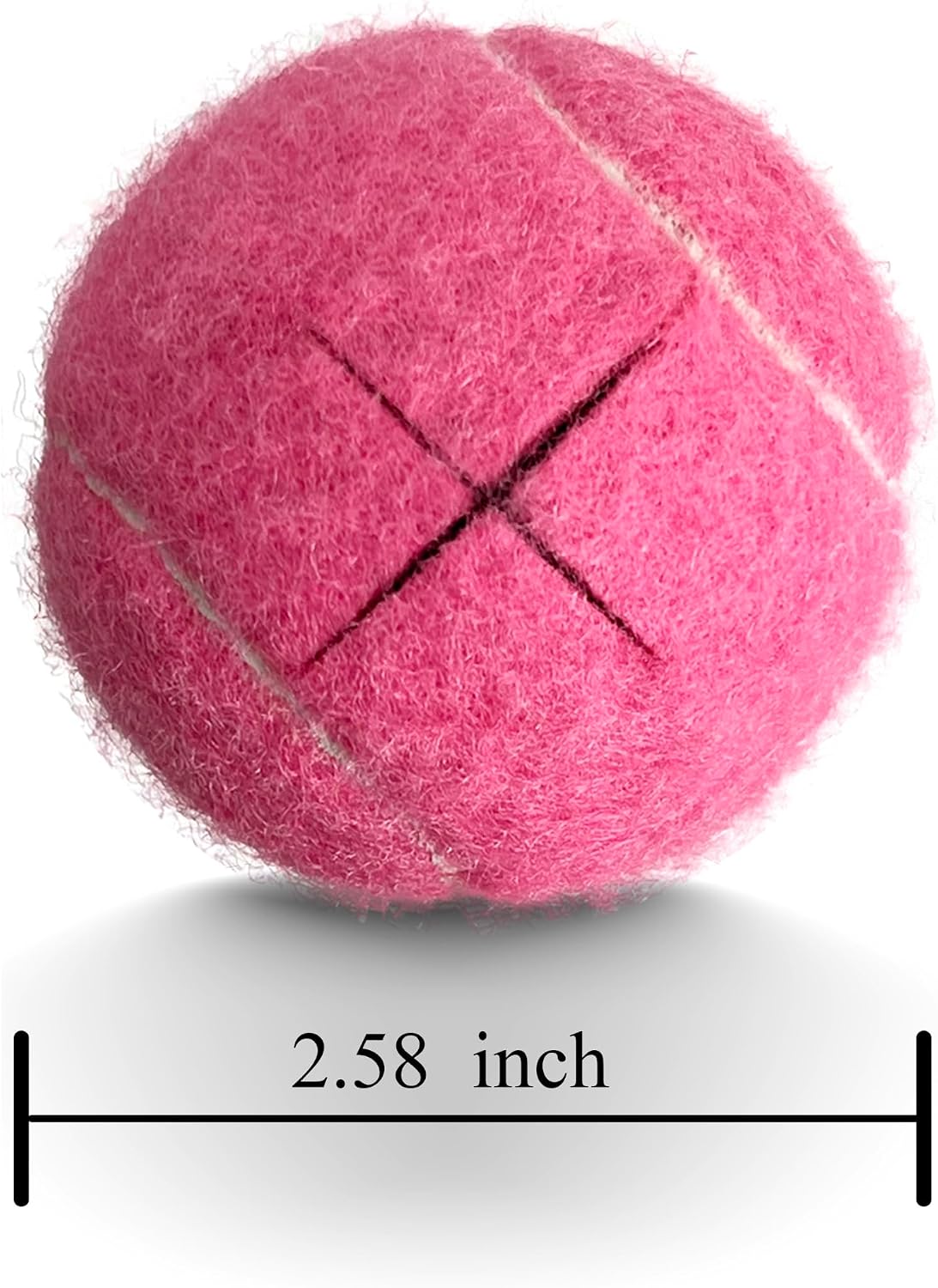 4 Pack Precut Tennis Balls for Walkers, Heavy Duty Glide Balls for Walkers & Furniture Legs - Universal Floor Protectors, Long Lasting & Easy Installation