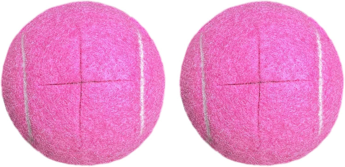 2 Pack Precut Tennis Balls for Walkers, Heavy Duty Glide Balls for Walkers & Furniture Legs - Universal Floor Protectors, Long Lasting & Easy Installation