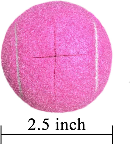 2 Pack Precut Tennis Balls for Walkers, Heavy Duty Glide Balls for Walkers & Furniture Legs - Universal Floor Protectors, Long Lasting & Easy Installation