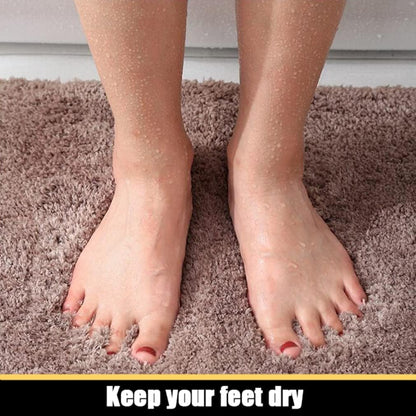 Bathroom Rugs Ultra Soft Shaggy and Absorbent Luxury Bath Mat Non Slip Carpet Mats for Tubs Toilet Showers Machine Washable Small Bathmat Doormat Solid 20" X 31" Light Pink