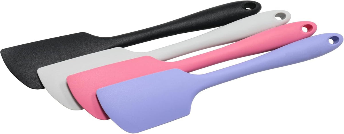 Premium Silicone Angled Spatula, 11 inch, Pink