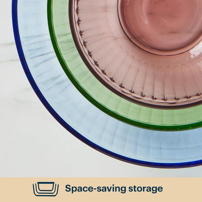 Colors Tinted (3-Pack) Sculpted Tinted Unlidded Small/Medium/Large