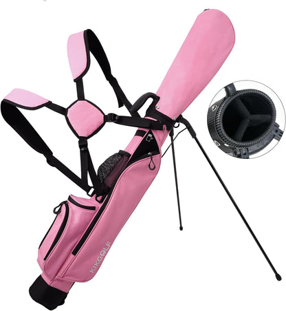 Lightweight Stand Golf Bag with Cooler Rain Cover 7 Clubs Capacity