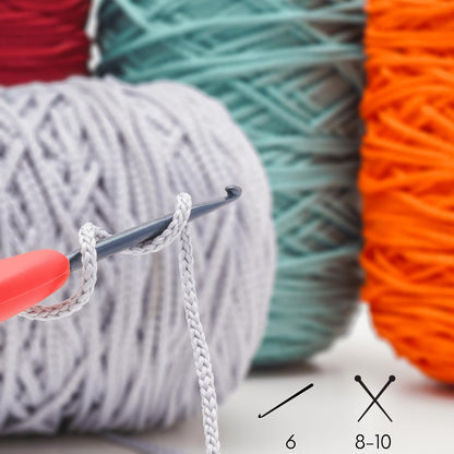 Polyester Soft Macrame Cord 2.5-3mm, 191 Yards x 1/9 inc Turkish Polyester Rope, Braided Macrame Yarn for DIY Crafts, Plant Hanger, Wall Hanging, Macrame Bag (2292-Salmon, 1 Ball)