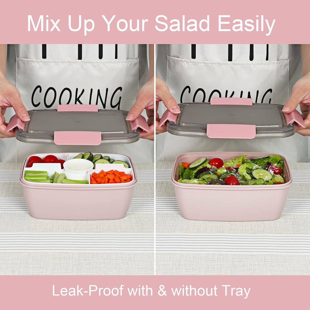 Large Salad Lunch Container