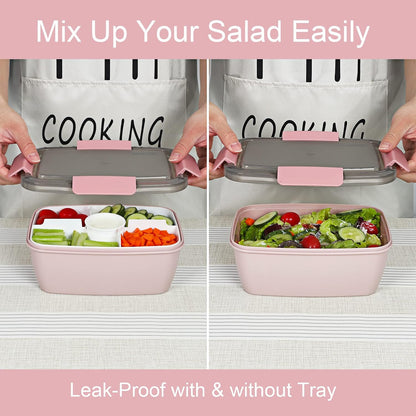 Large Salad Lunch Container