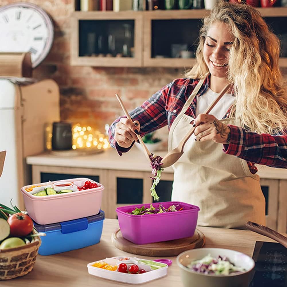 Large Salad Lunch Container