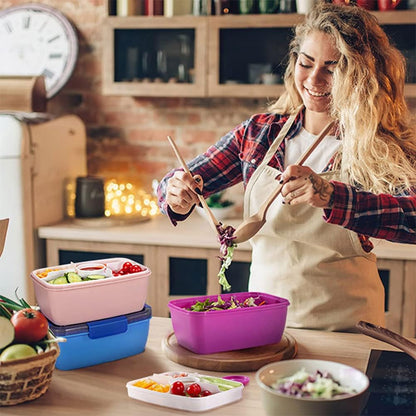 Large Salad Lunch Container