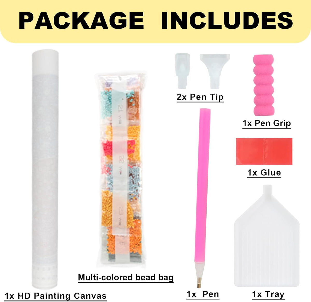 Focart Diamond Painting Kits for Adults Beginners, Full Drill Round Diamond Art, Peach Grove Sunrise Pattern 5D DIY Paint by Numbers Gem Art for Home Wall Decor, Ideal Gift for Women Mom Grandma