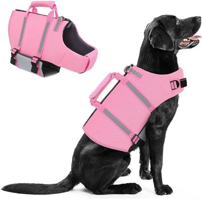 Dog Life Vest for Swimming, Dog Life Jacket for Large Dogs