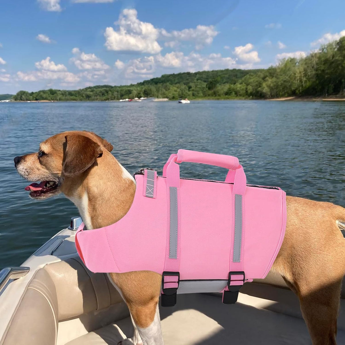 Dog Life Vest for Swimming, Dog Life Jacket for Large Dogs