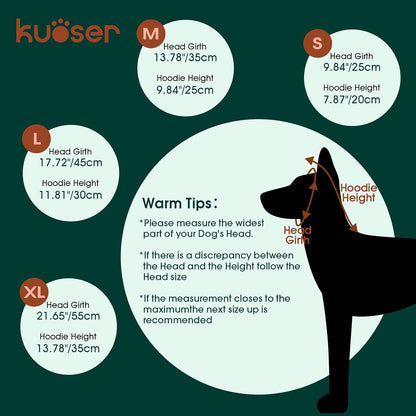 Dog Ear Muffs Noise Protection, Ear Wrap for Dogs Noise Cancelling