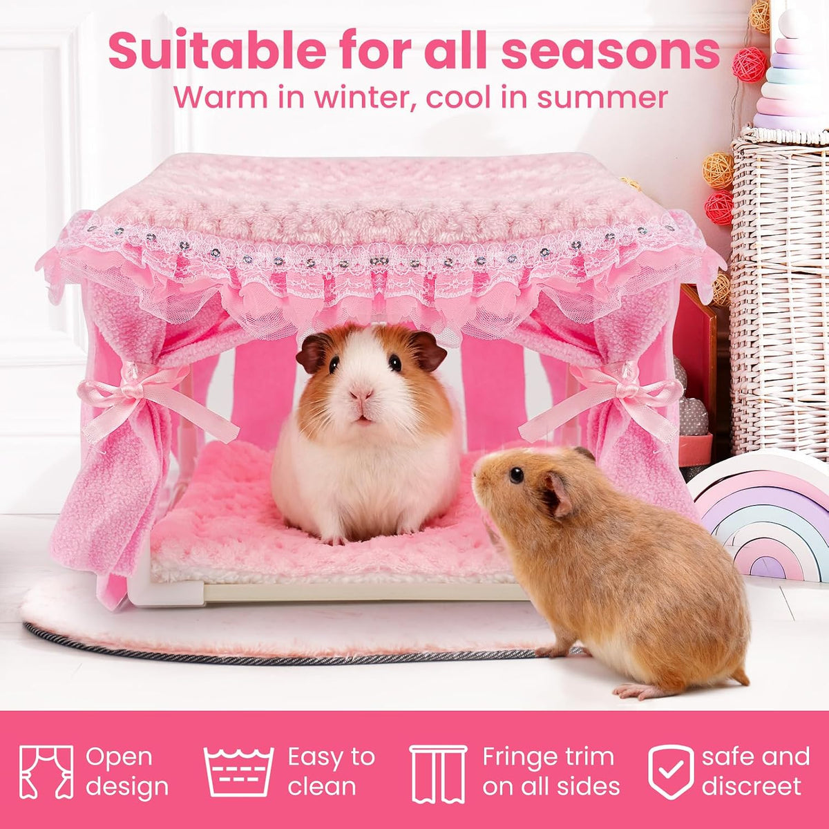 Guinea Pig Bed & Guinea Pig Hideout: C&C Cage Cozy Hideaway-Guinea Pig Toy