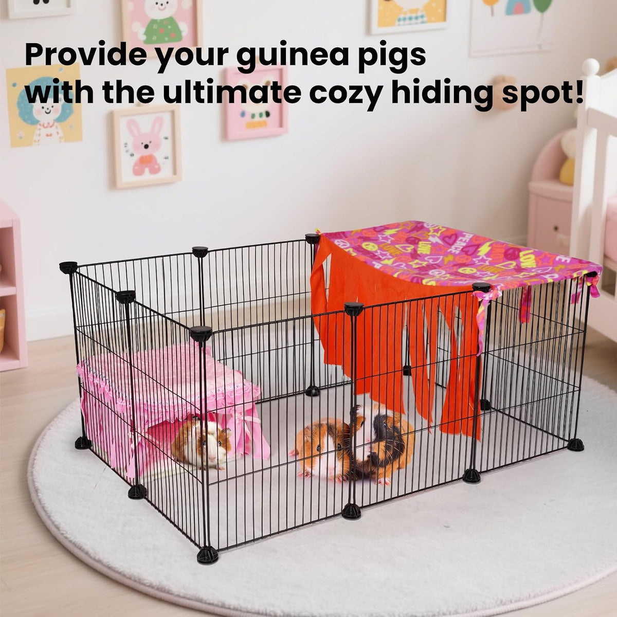 Guinea Pig Bed & Guinea Pig Hideout: C&C Cage Cozy Hideaway-Guinea Pig Toy