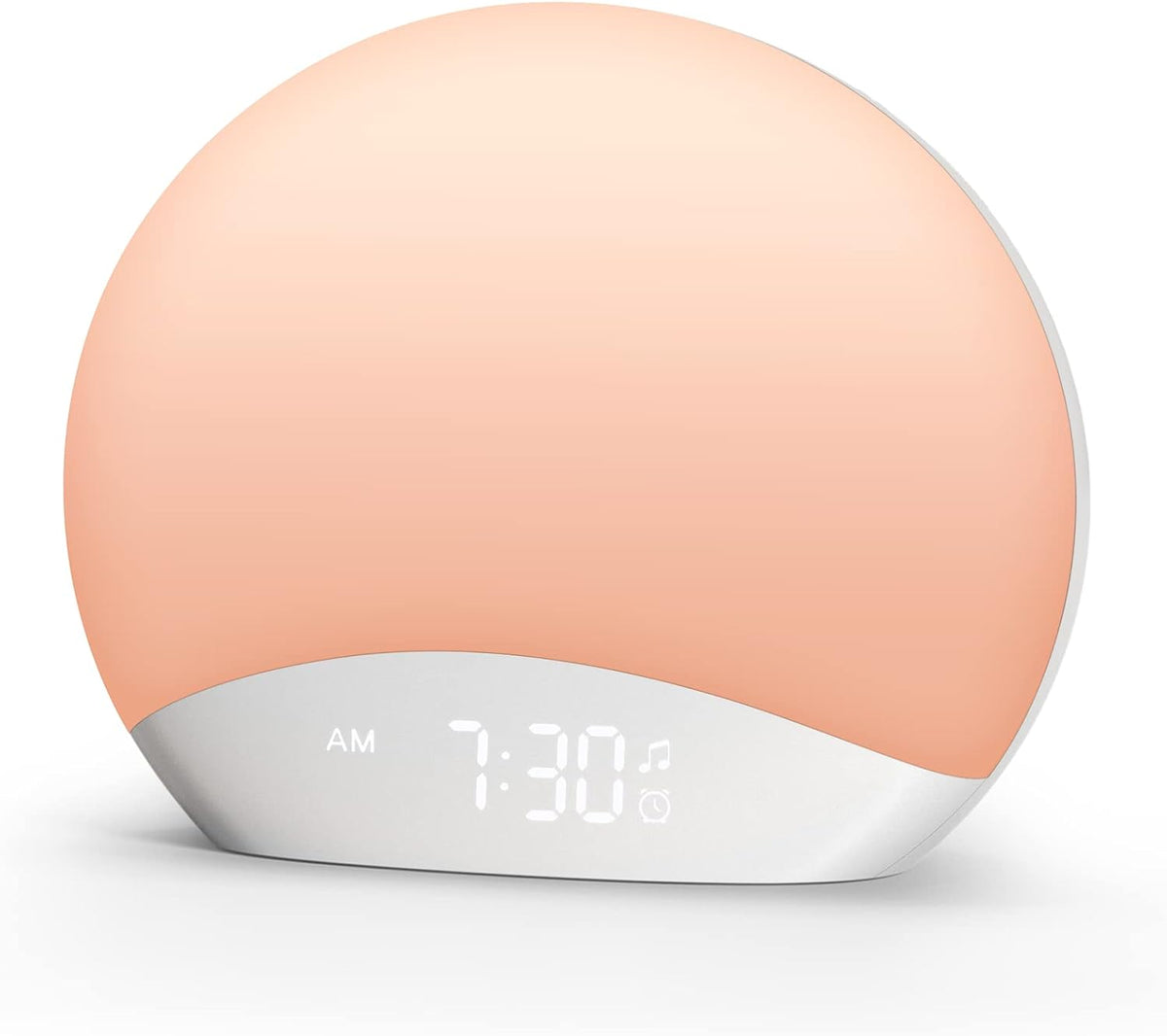 Sound Machine Sunrise Alarm Clock with Night Light for Bedrooms