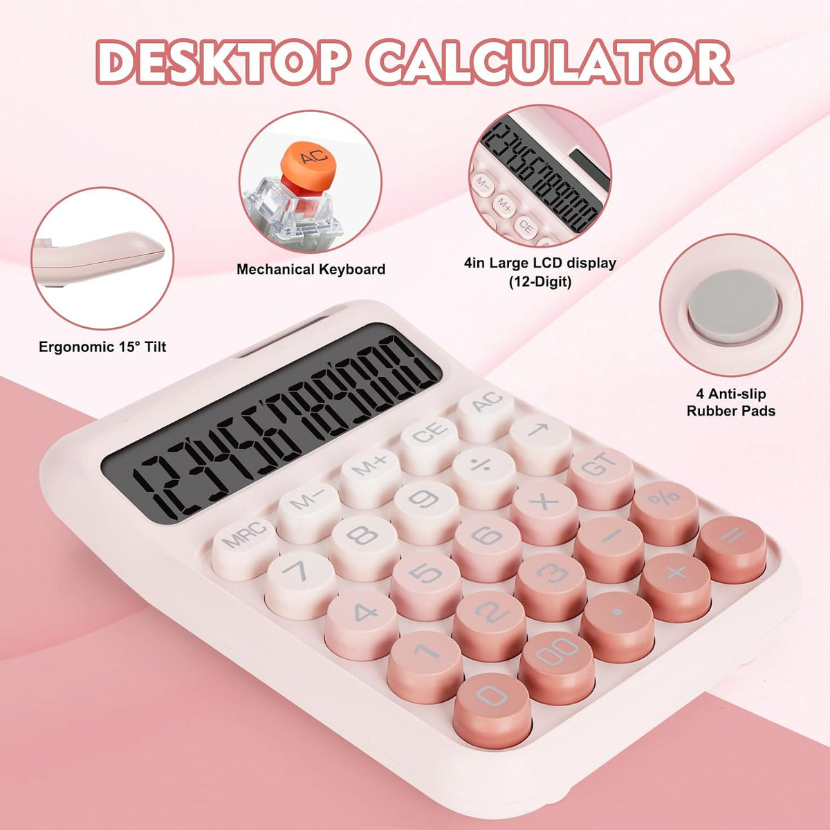Mechanical Switch Calculator with Big Buttons, Calculators Desktop