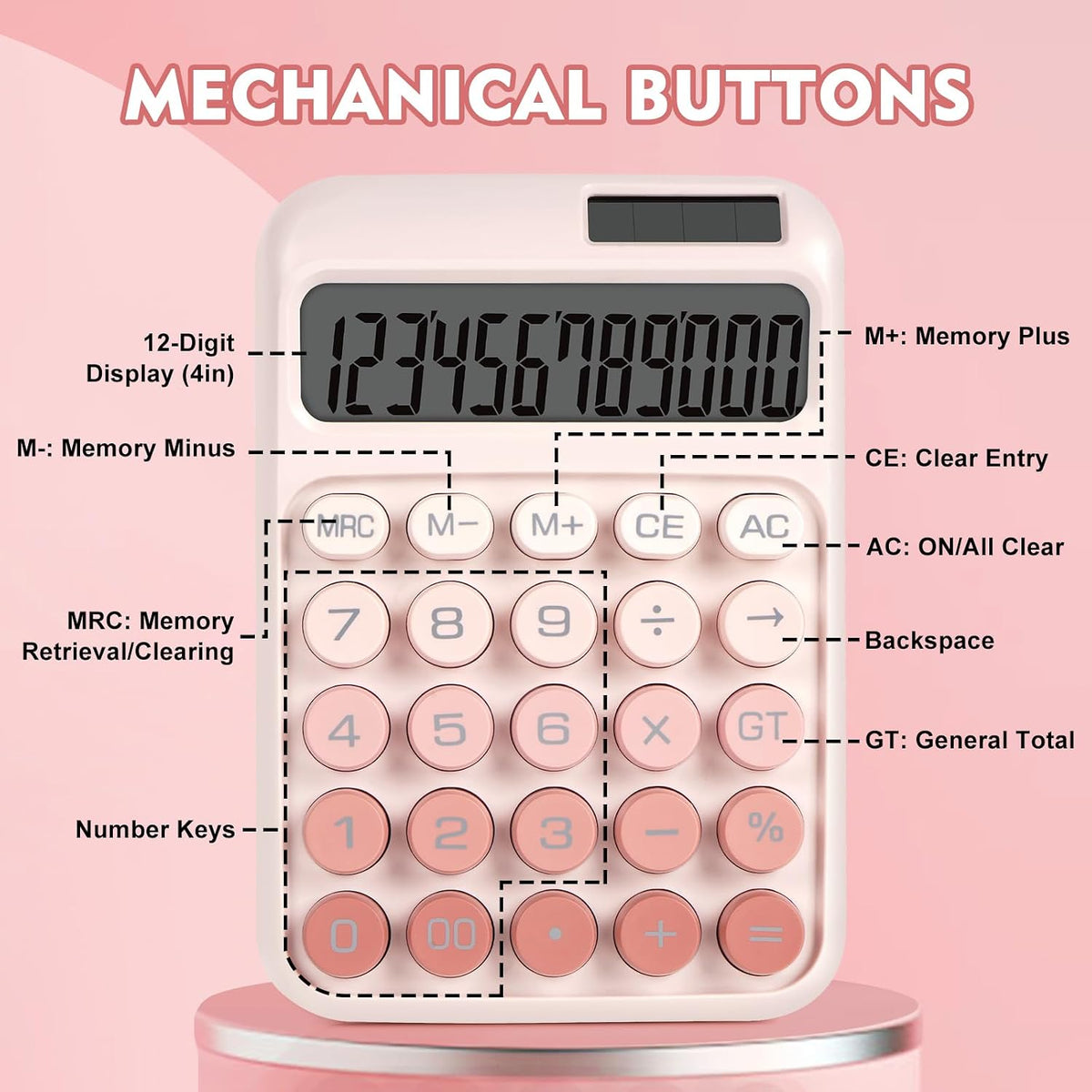 Mechanical Switch Calculator with Big Buttons, Calculators Desktop