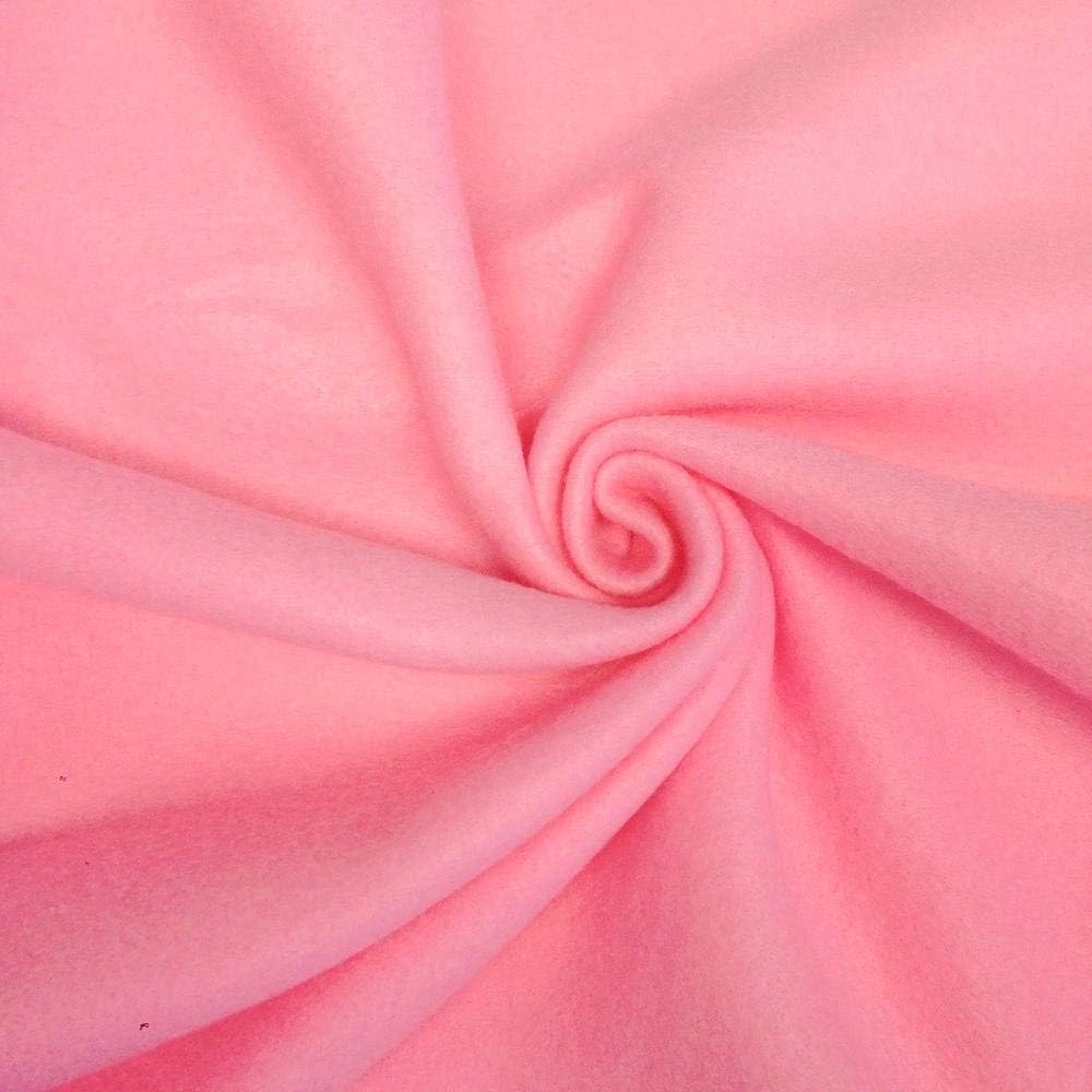 Fleece Fabric | Blanket Fabric | 36"X60" | Polar Fleece | Soft, Plush, Anti-Pill | Poncho, Pillow Cover, PJ Pants, Cushion, Liners, Eye Mask (Pink, 1 Yard)