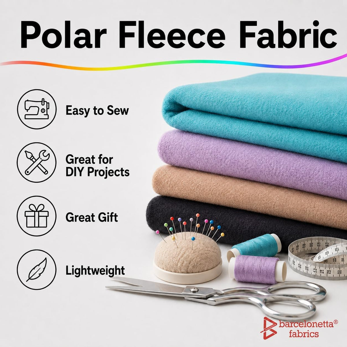 Fleece Fabric | Blanket Fabric | 36"X60" | Polar Fleece | Soft, Plush, Anti-Pill | Poncho, Pillow Cover, PJ Pants, Cushion, Liners, Eye Mask (Pink, 1 Yard)