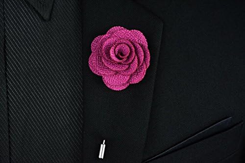 Gentleman's Essentials Premium Handmade Flower Lapel Pin Boutonniere