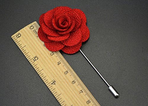 Gentleman's Essentials Premium Handmade Flower Lapel Pin Boutonniere