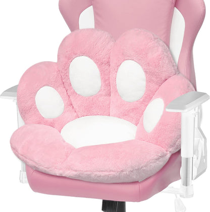 Cat Paw Cushion for Computer and Gaming Chairs 23.6"x27.6" Pink