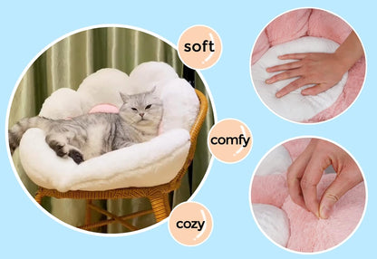 Cat Paw Cushion for Computer and Gaming Chairs 23.6"x27.6" Pink