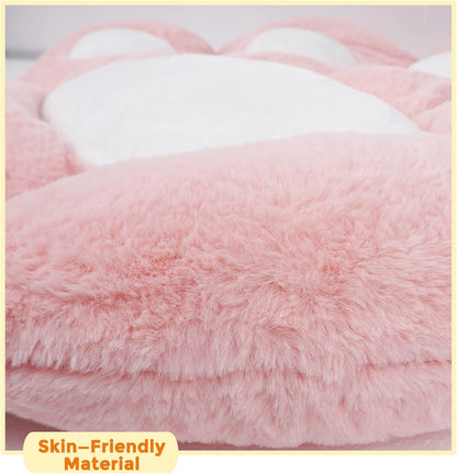 Cat Paw Cushion for Computer and Gaming Chairs 23.6"x27.6" Pink
