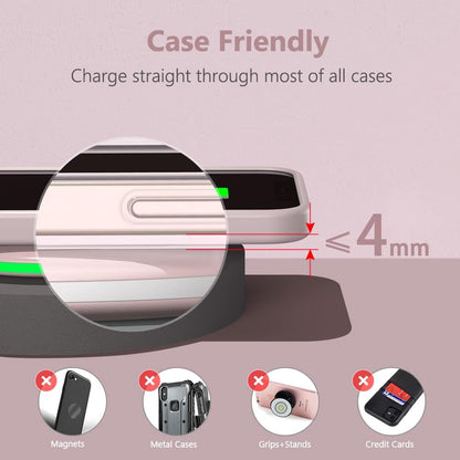 Wireless Charger,10W Max Wireless Charging Pad(No AC Adapter)