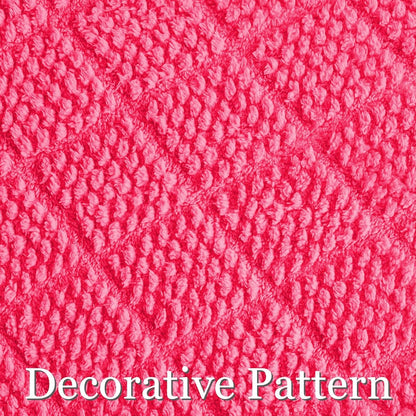 Whale Flotilla Fuzzy Fleece Throw Blanket for Couch, Bed, Soft Fluffy Jacquard Waffle Blankets for All Season, Lightweight and Cozy, 50x60 Inch, Hot Pink
