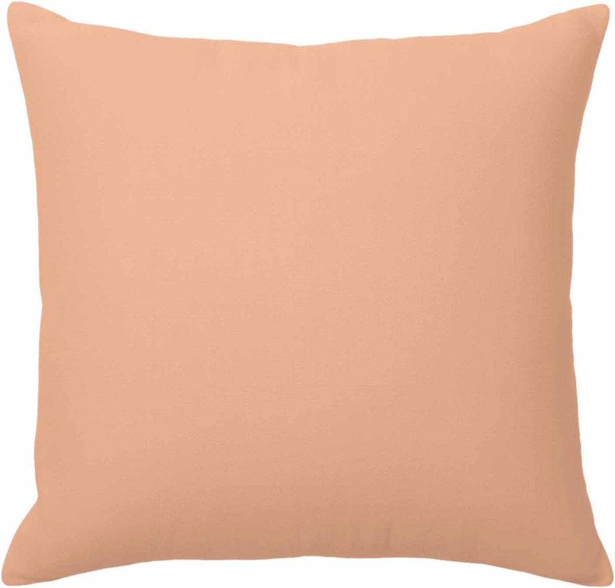 Peach Pink Watercolor Outdoor Pillowcase,Solid Color Throw Pillow Covers for Bedroom Sofa Living Room Camping 26 x 26 Inch