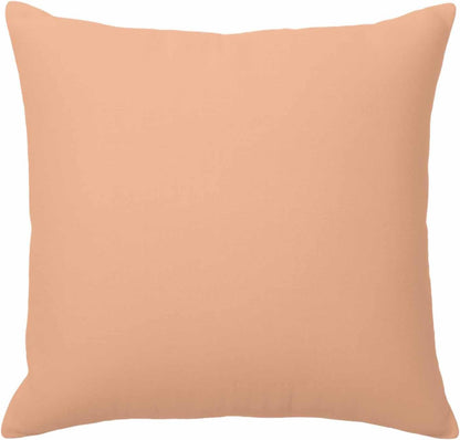 Peach Pink Watercolor Outdoor Pillowcase,Solid Color Throw Pillow Covers for Bedroom Sofa Living Room Camping 26 x 26 Inch