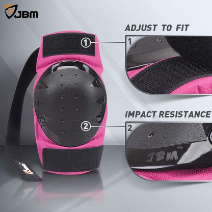 Adult & Kids Knee Pads Elbow Pads and Wrist Guards for Inline Skating, Roller Skating, Skateboarding, Scootering